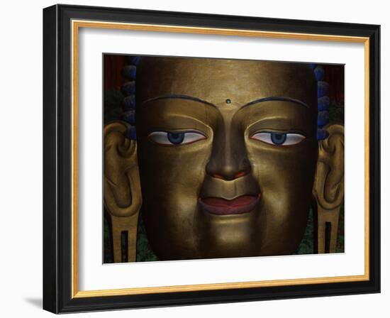 Buddha-WizData-Framed Art Print