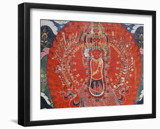 Buddha-WizData-Framed Art Print