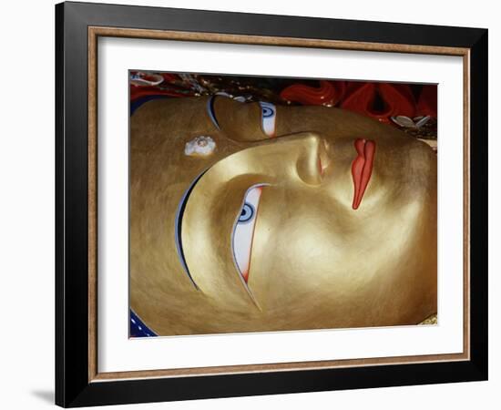 Buddha-WizData-Framed Art Print