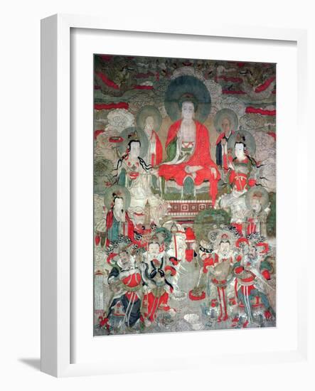 Buddhas, 1675-Chinese School-Framed Giclee Print