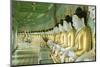 Buddhas in the U Min Thonze Cave Temple, Sagaing Hill, Sagaing, Myanmar (Burma), Southeast Asia-Alex Robinson-Mounted Photographic Print