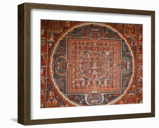 Buddhist Art-WizData-Framed Art Print