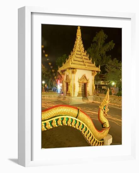 Buddhist Celebrating Buddha's Day, Visakha Bucha, Khon Kaen, Thailand-Gavriel Jecan-Framed Photographic Print