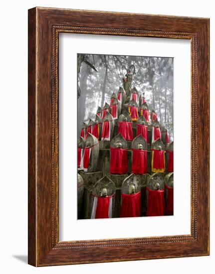 Buddhist Cemetery of Oku-No-In, Koyasan (Koya-San), Kansai, Japan-Stuart Black-Framed Photographic Print