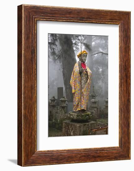 Buddhist Cemetery of Oku-No-In, Koyasan (Koya-San), Kansai, Japan-Stuart Black-Framed Photographic Print