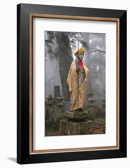 Buddhist Cemetery of Oku-No-In, Koyasan (Koya-San), Kansai, Japan-Stuart Black-Framed Photographic Print