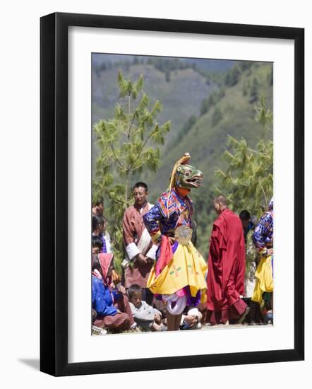 Buddhist Festival (Tsechu), Haa Valley, Bhutan-Angelo Cavalli-Framed Photographic Print