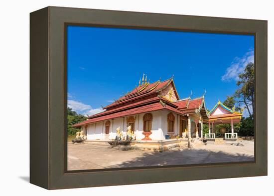 Buddhist Monastery, Luang Namtha Province, Laos, Indochina, Southeast Asia-Jan Miracky-Framed Premier Image Canvas