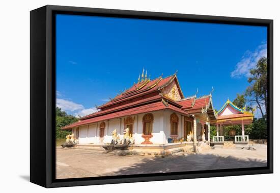 Buddhist Monastery, Luang Namtha Province, Laos, Indochina, Southeast Asia-Jan Miracky-Framed Premier Image Canvas