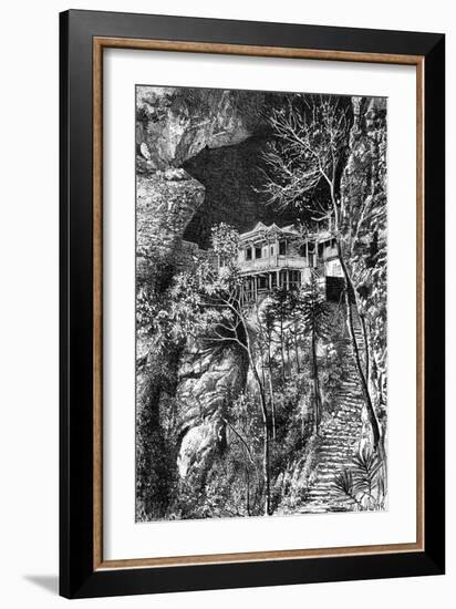 Buddhist Monastery, Yuen-Fu on the Min, South of Fuchu-Fu, C1890-Armand Kohl-Framed Giclee Print