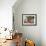 Buddhist Monk Burning Incense, Sey Lhakhang Temple, Bumthang, Bhutan,Asia-Angelo Cavalli-Framed Photographic Print displayed on a wall