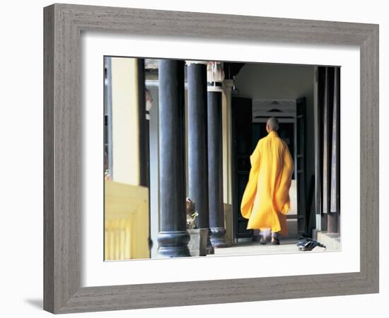 Buddhist Monk, Hue, Vietnam-Peter Adams-Framed Photographic Print