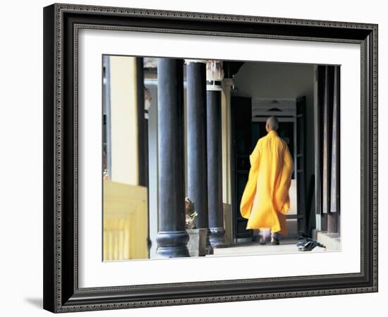 Buddhist Monk, Hue, Vietnam-Peter Adams-Framed Photographic Print