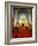 Buddhist Monk Praying, Wat Benchamabophit (Marble Temple), Bangkok, Thailand, Southeast Asia, Asia-Angelo Cavalli-Framed Photographic Print