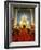 Buddhist Monk Praying, Wat Benchamabophit (Marble Temple), Bangkok, Thailand, Southeast Asia, Asia-Angelo Cavalli-Framed Photographic Print