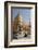 Buddhist Nun Meditating by Gold Stupa, Shwezigon Paya (Pagoda), Nyaung U-Stephen Studd-Framed Photographic Print