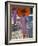 Buddhist Nuns with Bamboo-Framed Orange Umbrellas Walk Through Streets of Sittwe, Burma, Myanmar-Nigel Pavitt-Framed Photographic Print