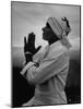 Buddhist Pilgrim Praying on Top of Sacred Mountain of Sri Pada in Ceylon-Howard Sochurek-Mounted Photographic Print