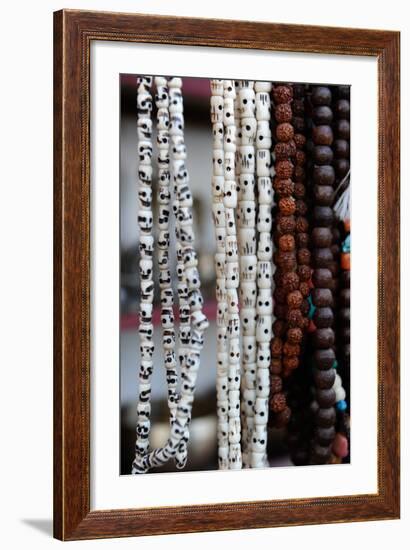 Buddhist Prayer Beads, Dharamsala, Himachal Pradesh, India, Asia-Bhaskar Krishnamurthy-Framed Photographic Print