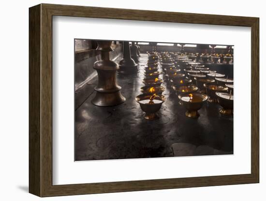 Buddhist Prayer Candles-Howie Garber-Framed Photographic Print