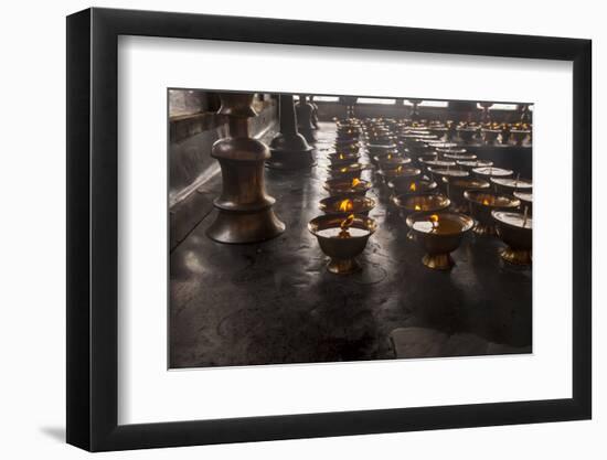 Buddhist Prayer Candles-Howie Garber-Framed Photographic Print