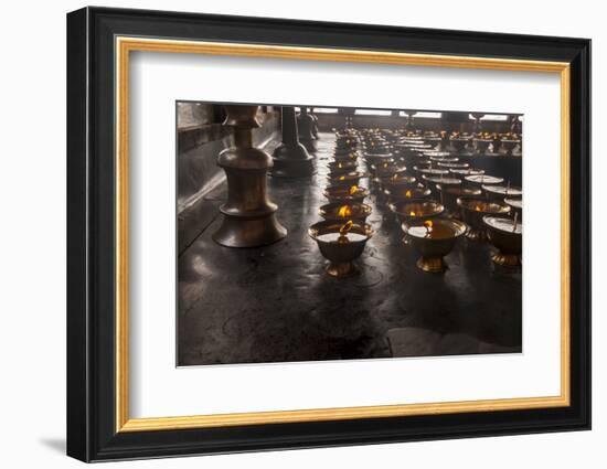 Buddhist Prayer Candles-Howie Garber-Framed Photographic Print