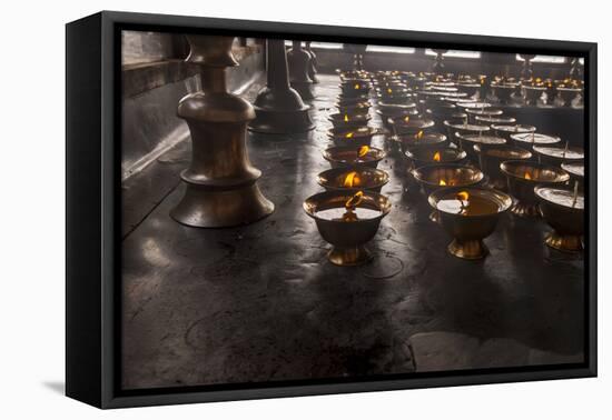 Buddhist Prayer Candles-Howie Garber-Framed Premier Image Canvas