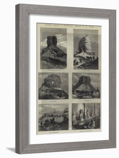 Buddhist Remains in Afghanistan-William 'Crimea' Simpson-Framed Giclee Print