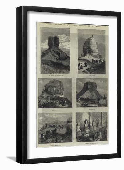 Buddhist Remains in Afghanistan-William 'Crimea' Simpson-Framed Giclee Print