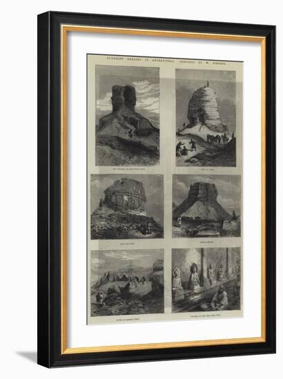 Buddhist Remains in Afghanistan-William 'Crimea' Simpson-Framed Giclee Print