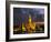 Buddhist Temple Lit Up at Dawn, Wat Arun, Chao Phraya River, Bangkok, Thailand-null-Framed Premium Photographic Print