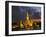 Buddhist Temple Lit Up at Dawn, Wat Arun, Chao Phraya River, Bangkok, Thailand-null-Framed Photographic Print