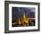 Buddhist Temple Lit Up at Dawn, Wat Arun, Chao Phraya River, Bangkok, Thailand-null-Framed Photographic Print