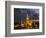 Buddhist Temple Lit Up at Dawn, Wat Arun, Chao Phraya River, Bangkok, Thailand-null-Framed Photographic Print