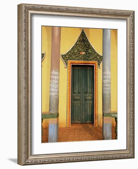 Buddhist Temple, Sen Monorum, Mondulkiri Province, Cambodia, Indochina, Southeast Asia-Mcconnell Andrew-Framed Photographic Print