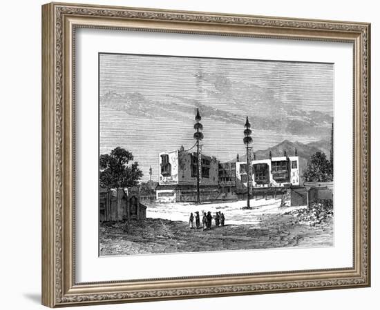 Buddhist Temple, Tibet, 19th Century-Therond-Framed Giclee Print