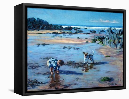 Buddies on the Beach-Tilly Willis-Framed Premier Image Canvas