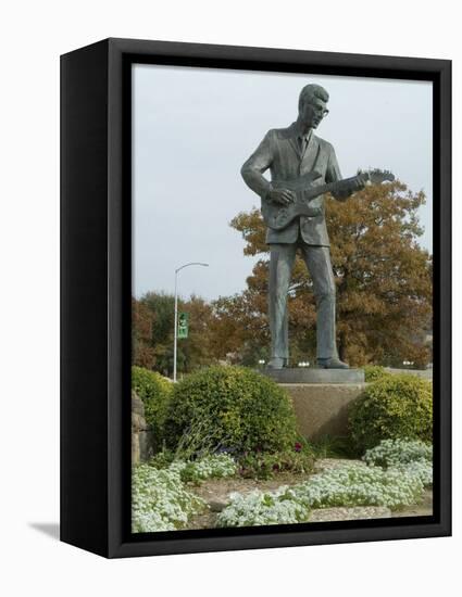 Buddy Holly, Walk of Fame, Lubbock, Texas, USA-Ethel Davies-Framed Premier Image Canvas