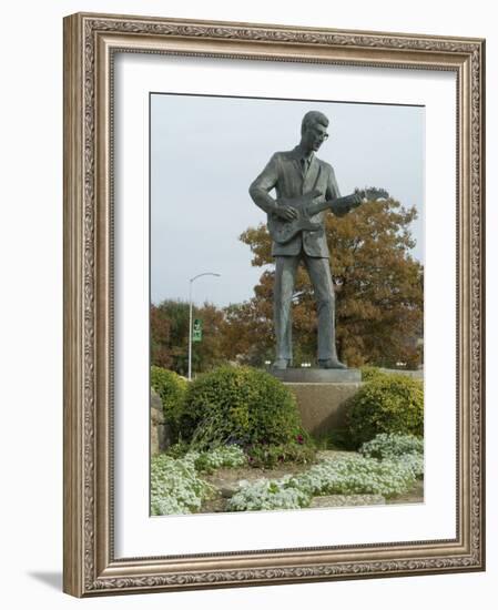 Buddy Holly, Walk of Fame, Lubbock, Texas, USA-Ethel Davies-Framed Photographic Print