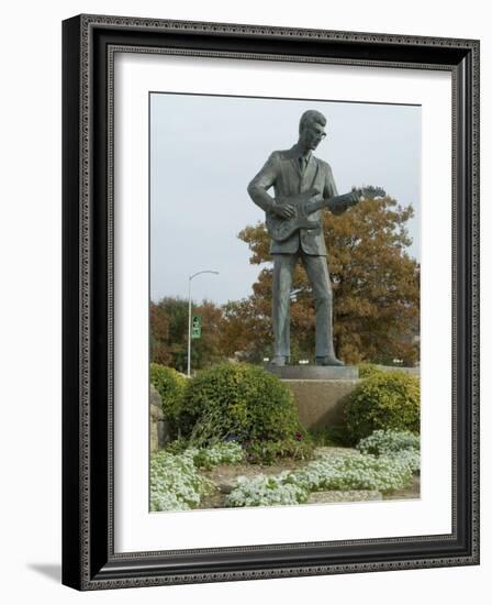 Buddy Holly, Walk of Fame, Lubbock, Texas, USA-Ethel Davies-Framed Photographic Print