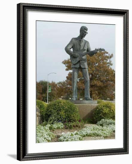 Buddy Holly, Walk of Fame, Lubbock, Texas, USA-Ethel Davies-Framed Photographic Print