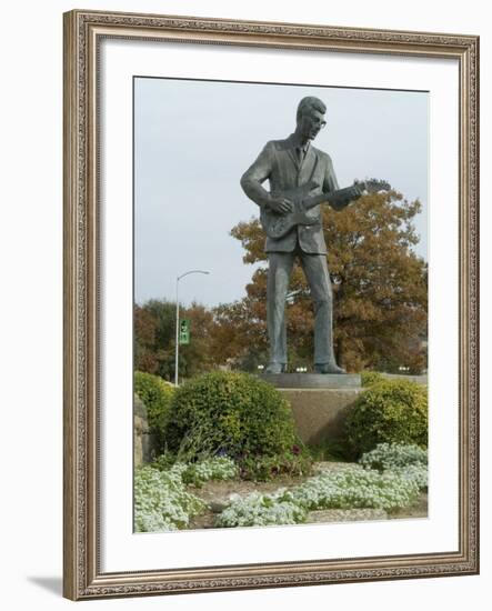 Buddy Holly, Walk of Fame, Lubbock, Texas, USA-Ethel Davies-Framed Photographic Print