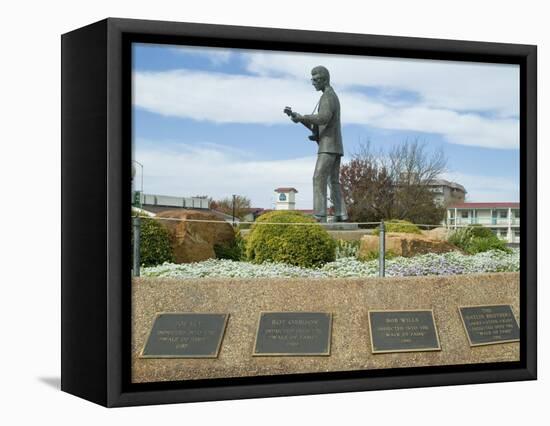 Buddy Holly, Walk of Fame, Lubbock, Texas, USA-Ethel Davies-Framed Premier Image Canvas