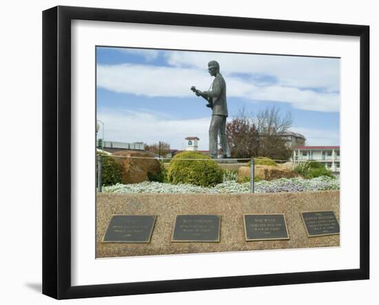 Buddy Holly, Walk of Fame, Lubbock, Texas, USA-Ethel Davies-Framed Photographic Print