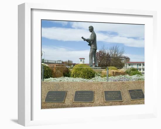 Buddy Holly, Walk of Fame, Lubbock, Texas, USA-Ethel Davies-Framed Photographic Print