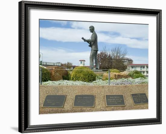 Buddy Holly, Walk of Fame, Lubbock, Texas, USA-Ethel Davies-Framed Photographic Print