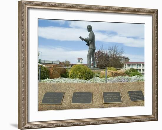 Buddy Holly, Walk of Fame, Lubbock, Texas, USA-Ethel Davies-Framed Photographic Print