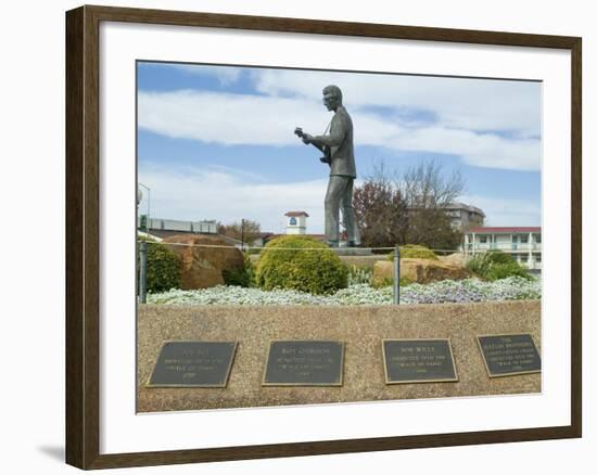 Buddy Holly, Walk of Fame, Lubbock, Texas, USA-Ethel Davies-Framed Photographic Print