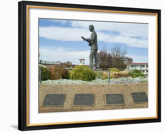 Buddy Holly, Walk of Fame, Lubbock, Texas, USA-Ethel Davies-Framed Photographic Print