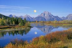 Full Moon Rising Over the Oxbow Bend-Buddy Mays-Giant Art Print